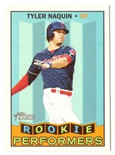 2016 Topps Heritage Rookie Performers - CLEVELAND INDIANS Tyler Naquin