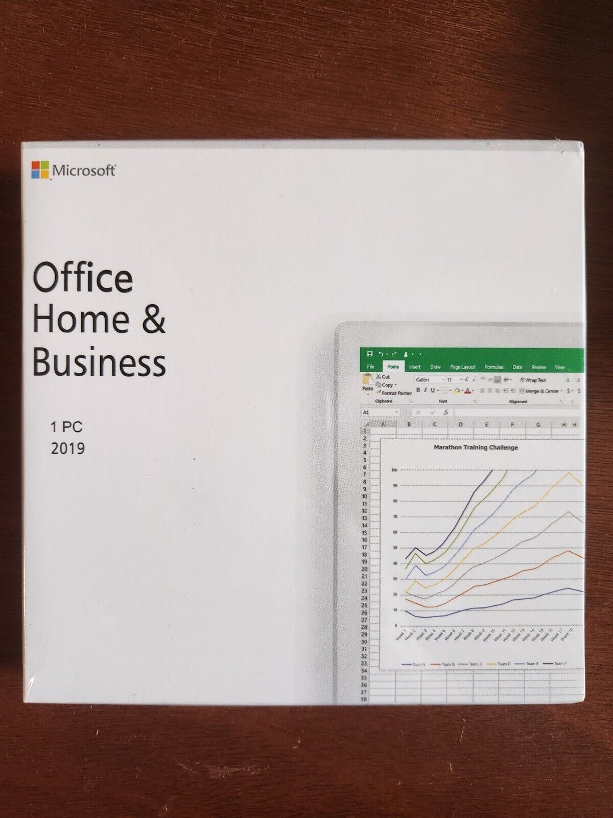 Microsoft Office Home & Business 2019 Sealed DVD Retail Windows PC ship next day