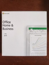 Microsoft Office Home  Business 2019 Sealed DVD Retail Windows PC ship next day