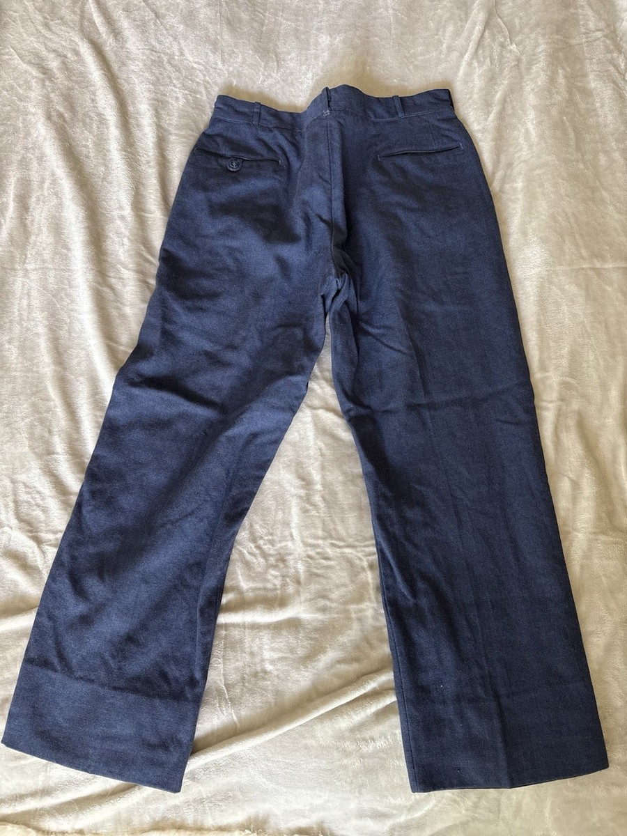 Vintage 40s 50s Navy Wool Pants Trousers USN Military | eBay