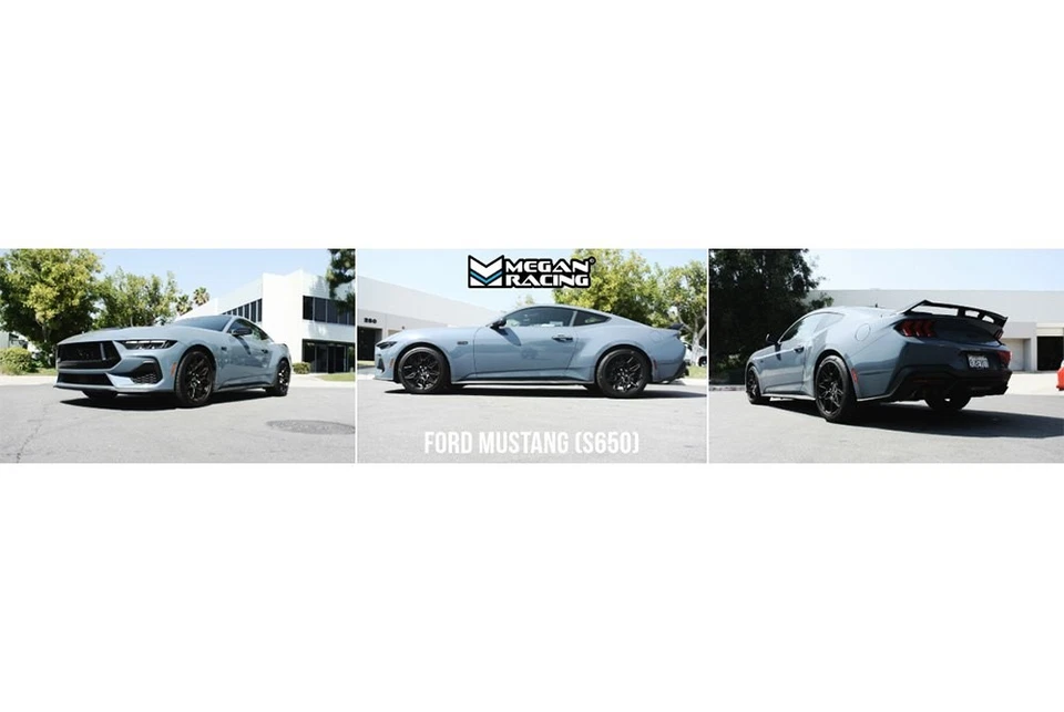 For Ford Mustang 15-25 0.87" x 0.83" Front & Rear Lowering Coil Springs Foto 2 de 2