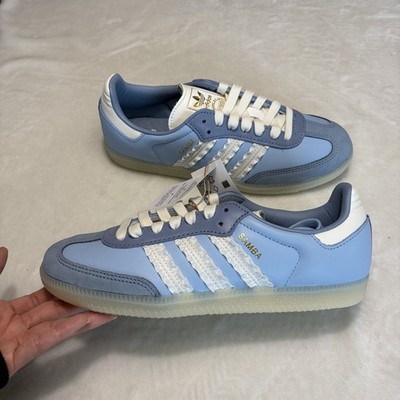 NEW Samba OG Ruffle Stripes Pack Clear Sky (Women's) - JR8829