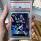 2017 Panini Donruss Optic Tom Brady Holo Prizm #1 PSA 10 Sharp Gem Mint Card! 🐐