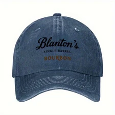 Blanton'S Single Barrel Bourbon Print baseball cap Unisex adjustable outdoor hat