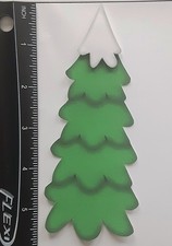 3D Winter Snow Topped Pine Tree CUSTOMER APPRECIATION Embellishment 393