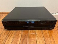 Sony CDP-CE375 5 Disc CD Changer Carousel Player For Parts Repair