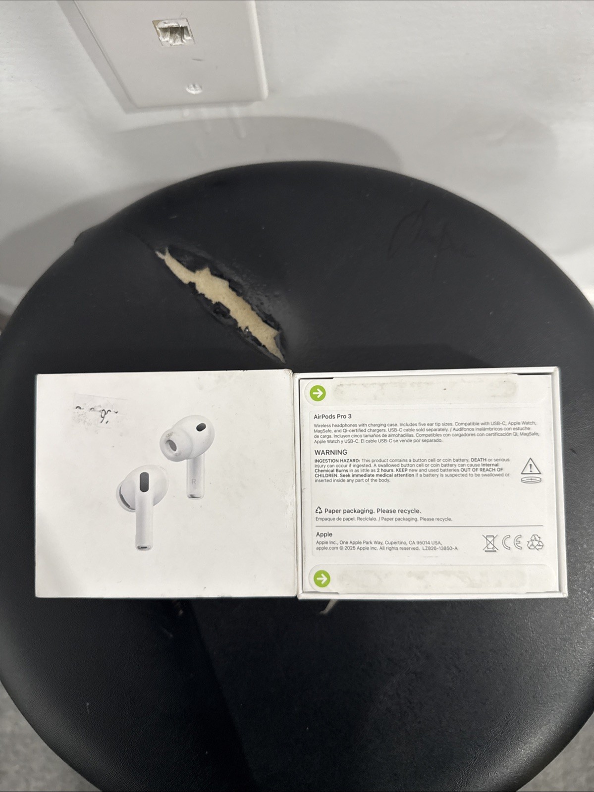 Apple AirPods Pro 3 Wireless Earbuds, Active Noise Cancellation,*NEW SEALED