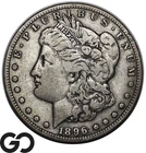 1896-S Morgan Silver Dollar Coin, Choice FINE++ Tougher Date