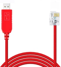 USB to RJ12 Console Cable APC Serial Cable 940-0144B for APC PDU Meter and Switc