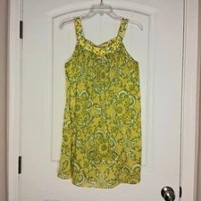 Milly Cabana Cotton Resort Shift Sun Dress Swim Cover-up Women's Sz Med