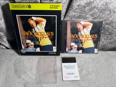 Jack Nicklaus Golf NEC Turbo Grafx 16 Hucard Spiel komplett getestet & funktionsfähig