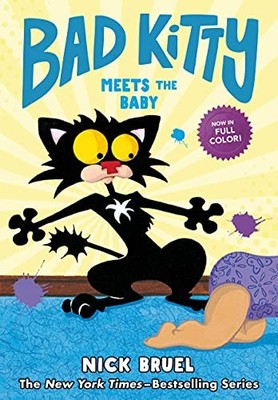Bad Kitty Meets the Baby (full-Color Edition) by Nick Bruel (2022, Hardcover)