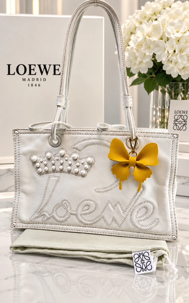 バッグ LOEWE Vintage One-Shoulder Handbag Beige Loewe White Bags & Handbags for Women for sale | eBay