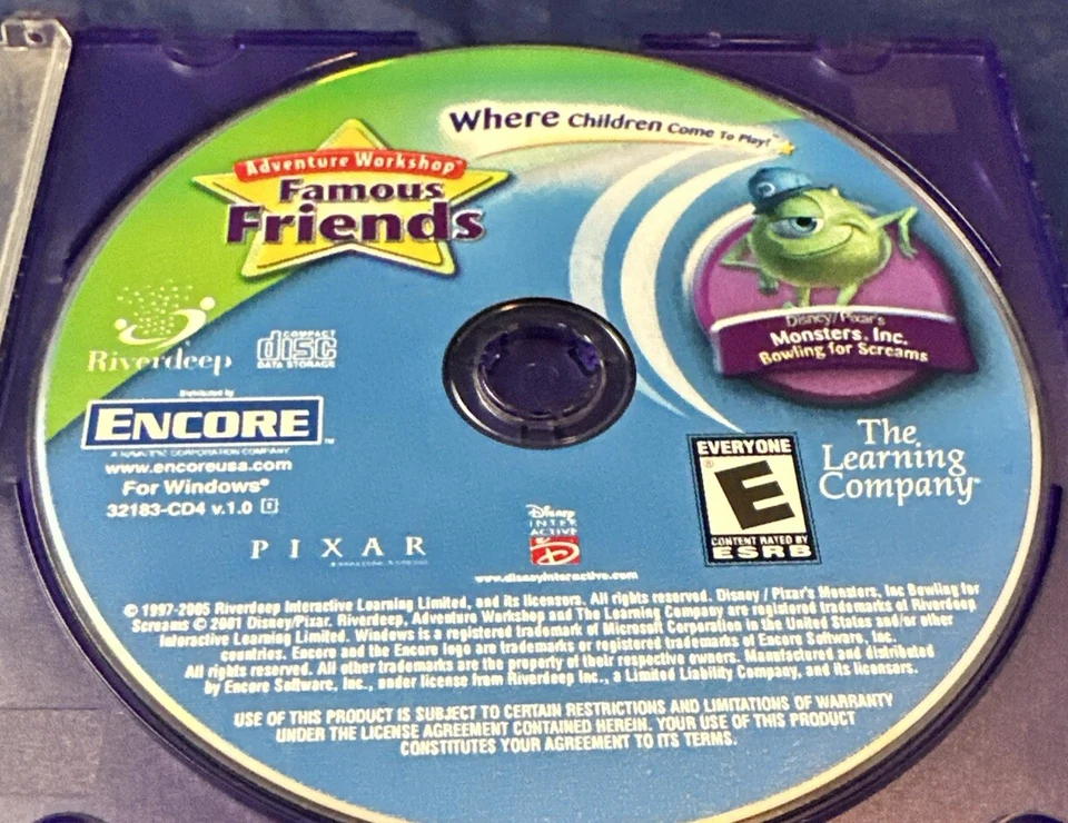Monsters Inc. Bowling for Screams (Ages 6+) (PC-CD, 2005) - - Image 2 of 4