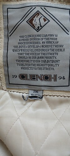 Vintage CLENCH '94 Leather Jacket - Picture 3 of 3