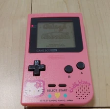 RARE! Hello kitty × Nintendo Game Boy Pocket collaboration  Tested & Works
