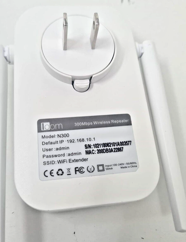 loom N300 WiFi Range Extender Signal Booster Wireless Internet Repeater 300 Mbps - 第 11/12 張圖片