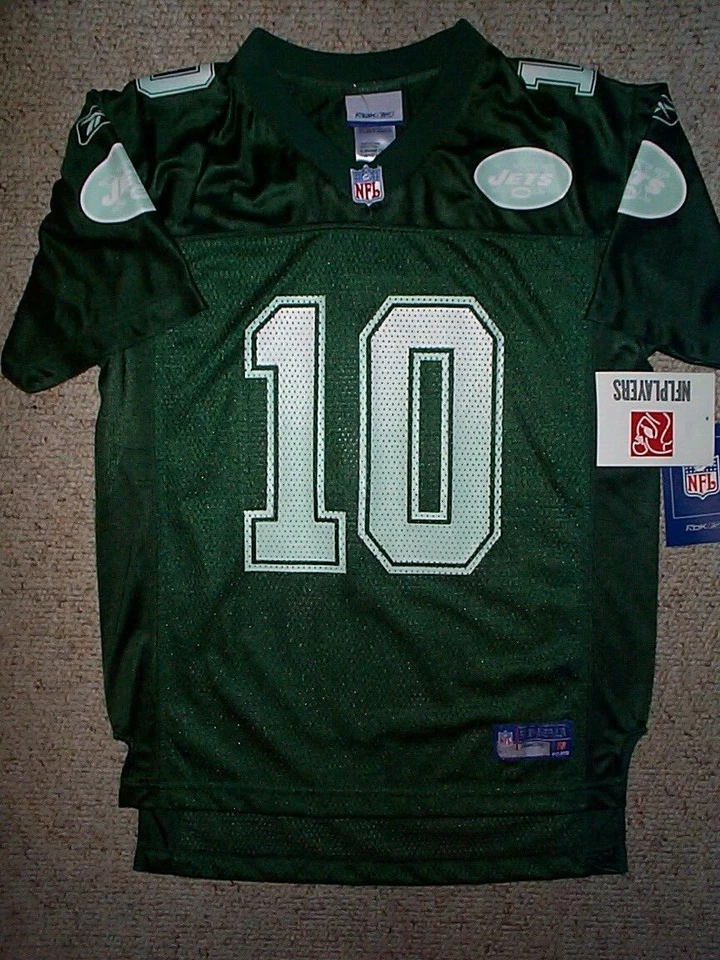 ($60) Camiseta juvenil de los New York NY Jets Chad Pennington NFL *NIÑAS* (s-pequeña-pequeña) Foto 2 de 3