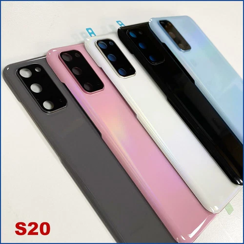 Akku Back Door Glas Abdeckung mit Kamera Len für Samsung Galaxy S20 Ersatz - Bild 4 von 24