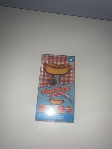 Audio Splitter NEW Mustard - Fast Food - 2x Dual Port - 3.5mm - Zdjęcie 3 z 5