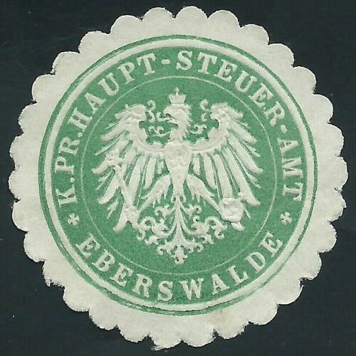 Siegelmarke - Eberswalde: K. Pr. Haupt-Steuer-Amt Eberswalde (#35652-2) - Bild 1 von 1