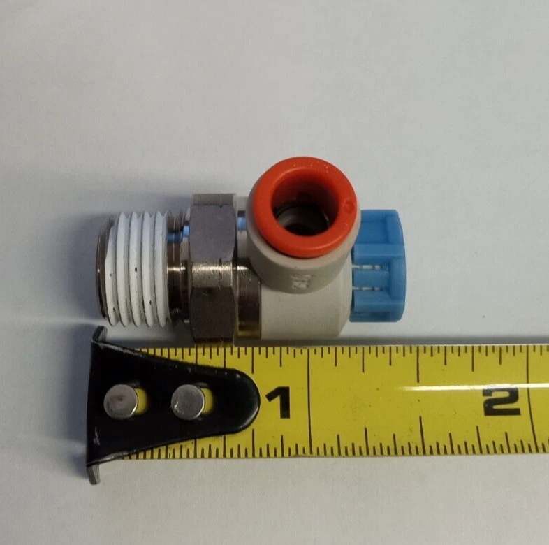 SMC AS2211F-N02-07SA 1/4", NPT x Tube Speed Control Valve - Image 2 of 4