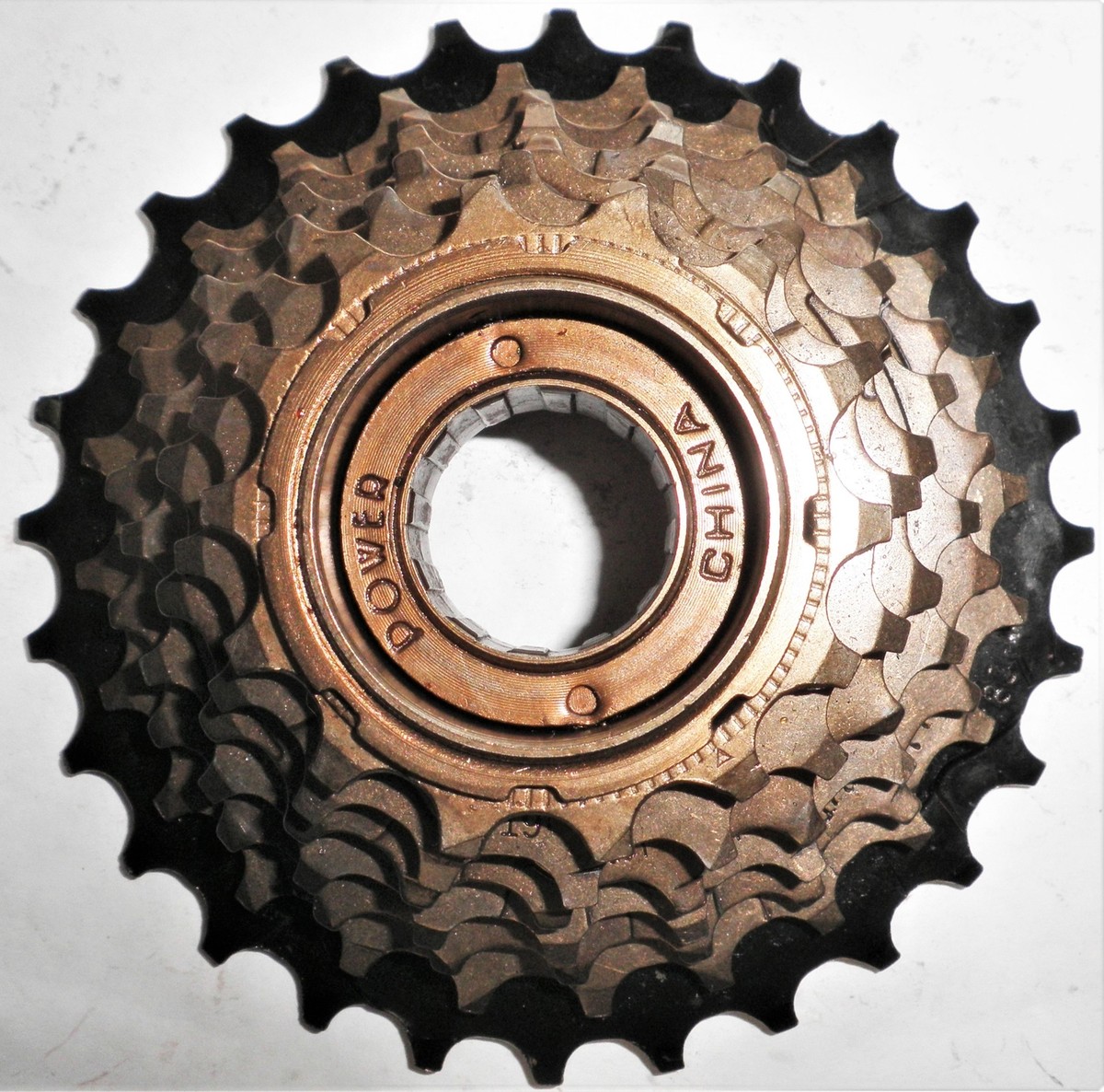 POWER FREEWHEEL 7-SPEED BLACK & BRONZE BICYCLE BIKE PARTS 371 | eBay