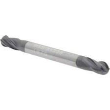 SGS 31228 Carbide Ball End Mill: 3/16" Diam, 0.375" LOC, 4 Flute, 3/16" Shank