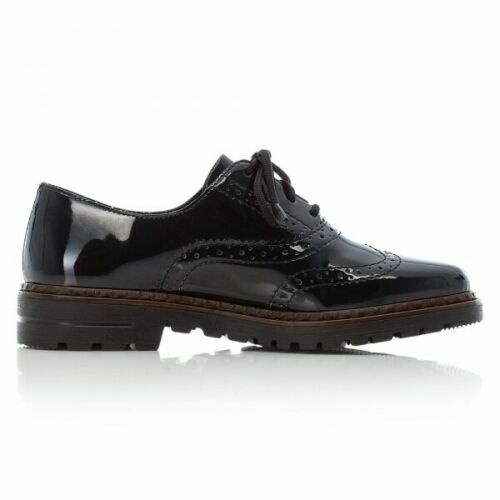 RIEKER 54812-00 LADIES LACE UP Patent 