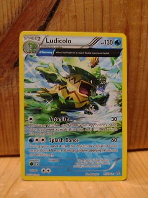 ludicolo pokemon card (38/168) - SM Celestial Storm Holofoil Attack 1 Pokemon Card 2015: Ludicolo 37/160