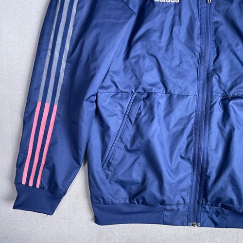 Adidas Real Madrid Track Jacket Full Zip Soccer Warm Up Coat Medium - Picture 4 of 10