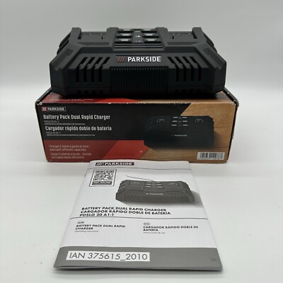 PARKSIDE PDSLG 20 A1-1 Battery Pack Dual Rapid Charger X 20V Team Series Tools