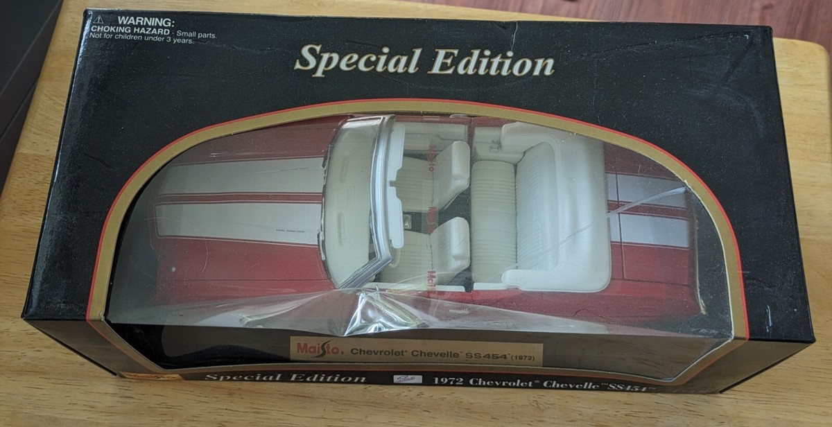 diecast cars 1/18 auction american muscle 72 Chevelle SS 454 diecast cars 1/18 auction american muscle 72 Chevelle SS 454