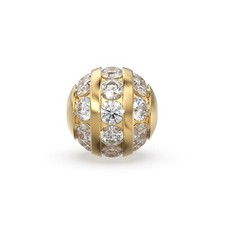 Diamond Rondelle Beads 14K Gold Spacer Round ...