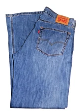 Levi's 527 Boot Cut Men's W36 L34 Medium Wash Denim Blue Jeans