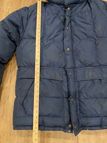 VTG Eddie Bauer Jacket Mens XL Blue Goose Down Puffer Parka Hooded USA WPL 9647 - Picture 2 of 24