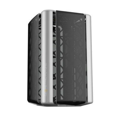 Geometric Future - Model 2 ARK - Tempered Glas - PC Gehäuse Midi Tower - Silber