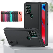 For Motorola Moto Power 2023 G Pure/g Power 2022 Ring Shockproof Case Cover