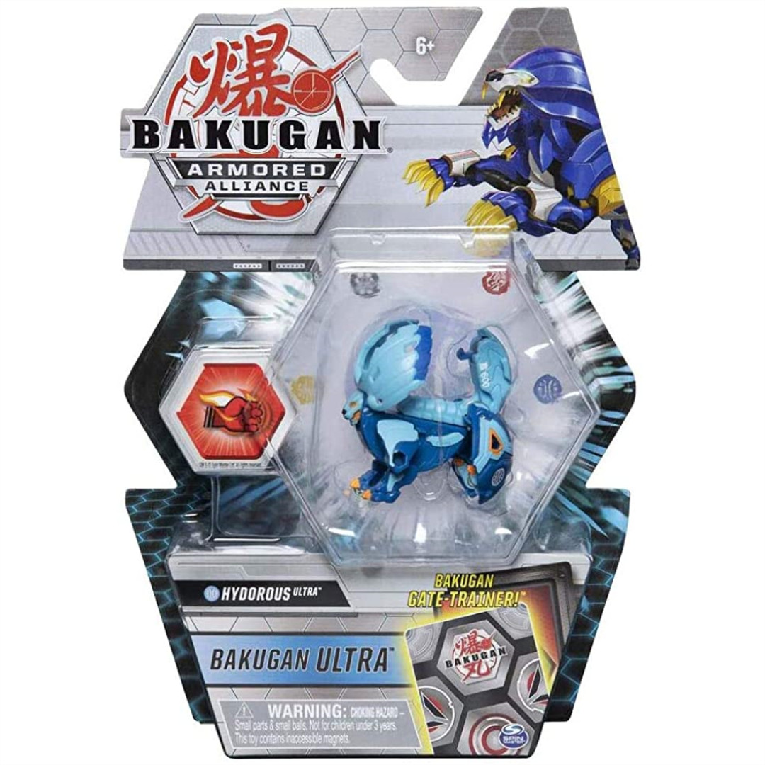 Bakugan Ultra Armoured Alliance Hydorous Blue Action Figure Battle Brawlers