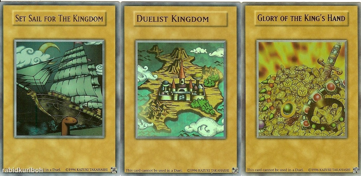Yugioh Duelist Kingdom + Glory of the King's Hand + Set Sail for