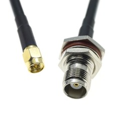RG58 SMA Male Plug to TNC Female jack Bulkhead RF Coaxial Connector Cable lot