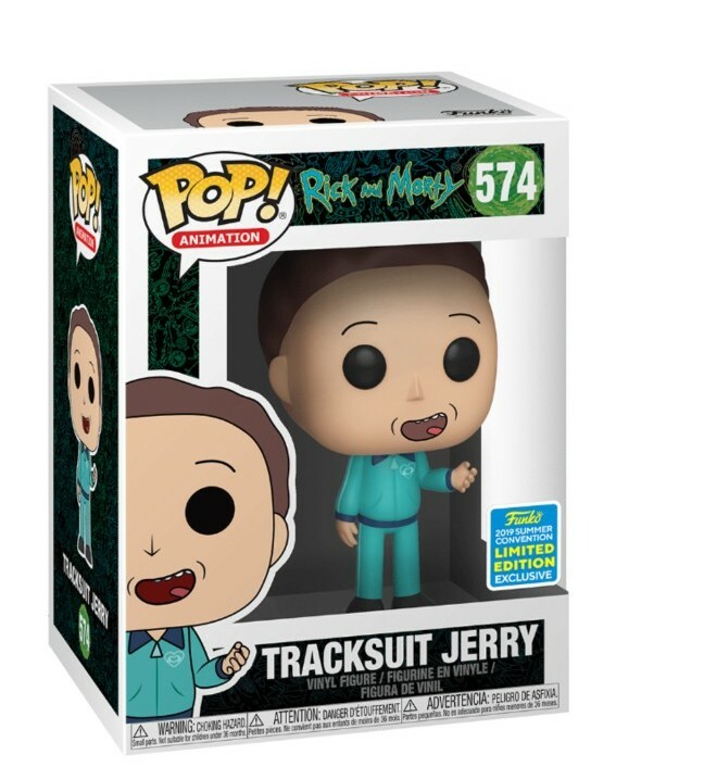 Funko Pop! Tracksuit Jerry Animation Rick Morty 574 Convention