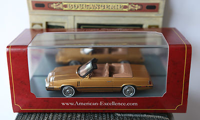 1984 DODGE 600 CONVERTIBLE GOLD NEO 44998 1/43 CABRIOLET OR DORE LEFT HAND DRIVE