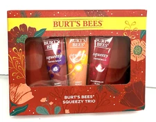 Burt's Bees Squeezy Trio Tinted Lip Balm Set Limited Edition No Animal Testing