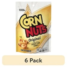 (6 pack) Original Crunchy Corn Kernels Flavored Nuts Snack, Ready-to-Eat