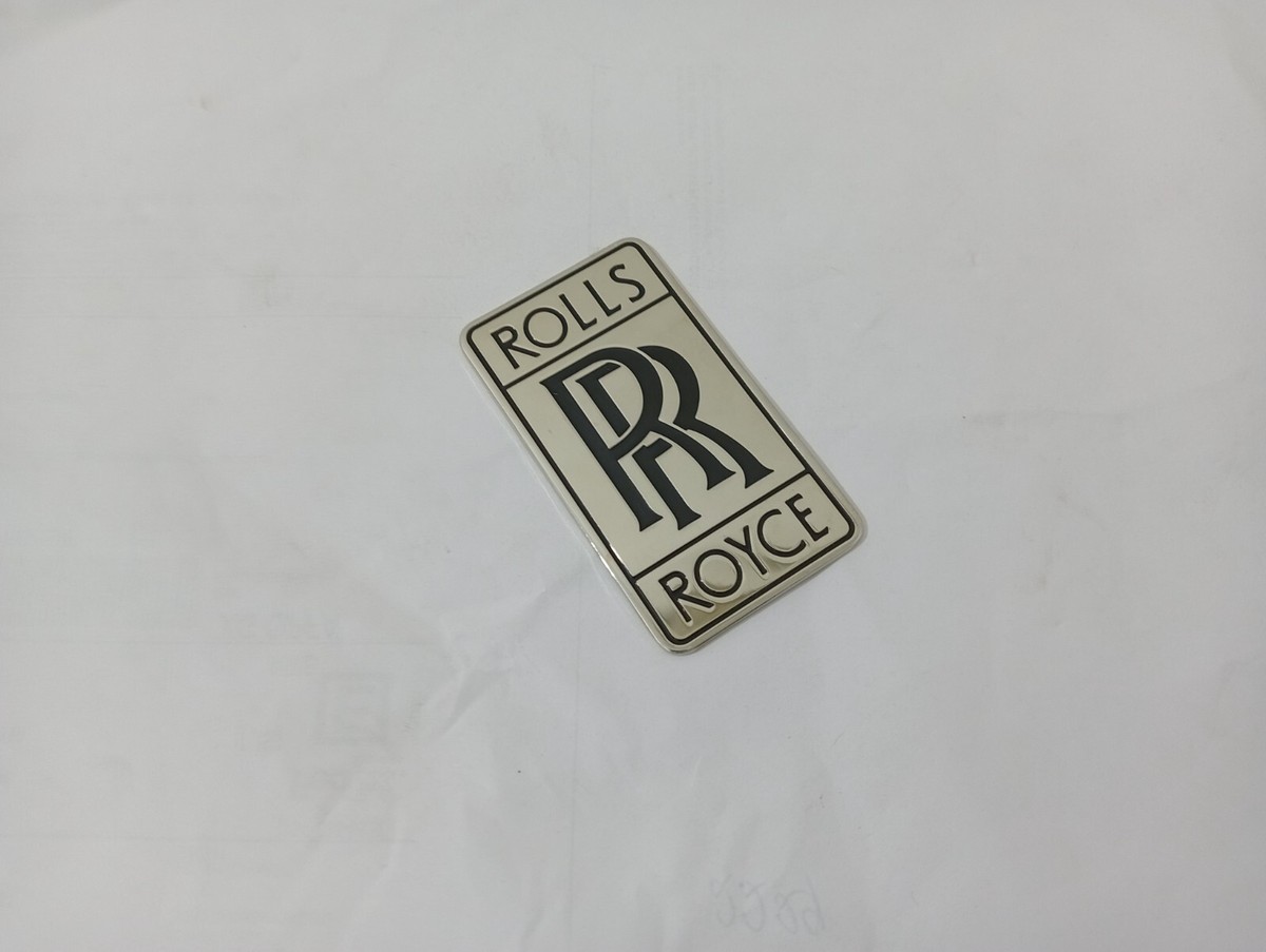 Lot De 3 Insignes Rolly Royce (Rolls-Royce) - Badges De Calandre Métal émaillé, Occasion