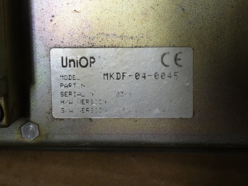 UniOP MKDF-04-0045 Bedienfeld - Bild 2 von 8