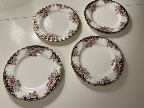 Vintage Royal Albert Concerto Bone China Plates X 4 1991 EBay