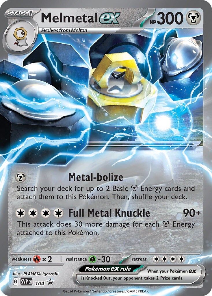 Melmetal Ex 104 Sv: Scarlet & Violet Promo Cards for sale | eBay