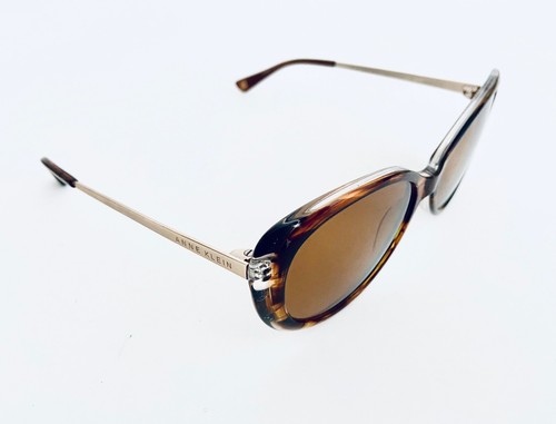Anne Klein Honey Clear Tortoise Cats Eye Frame Glasses AK7039 56 16 135 - Picture 3 of 12